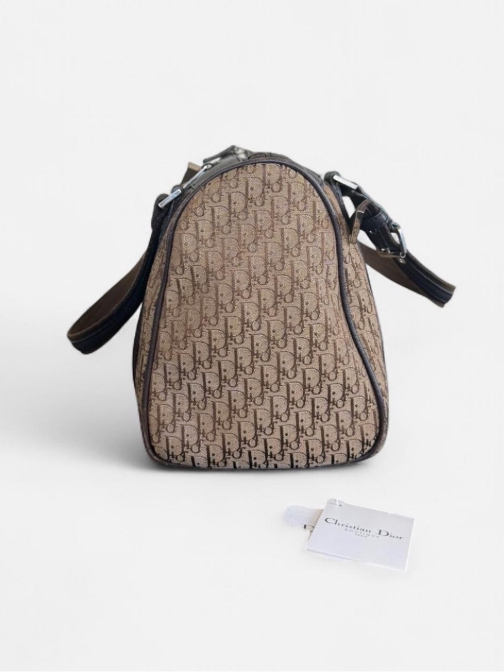 SOLD❌ Christian Dior Galliano Street Chic Trotter Diorissimo Monogram Boston Bag - Picture 2 of 8